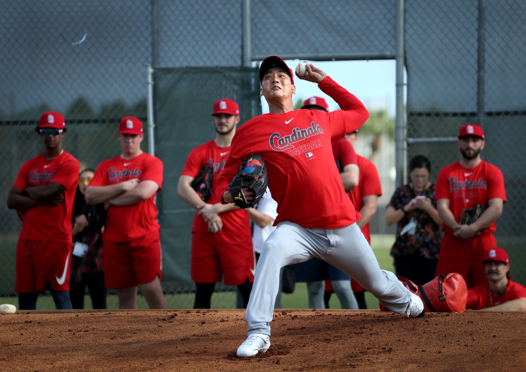 Cardinals pitchers and catchers report day
